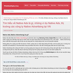 Tìm hiểu Native Ads là gì, 19 ví dụ về Native Advertising