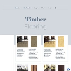 Bamboo & Merbau Timber Flooring