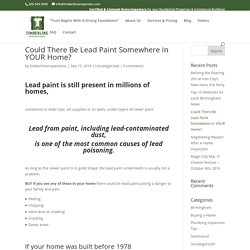 Could There Be Lead Paint Somewhere in YOUR Home? - Timberline Inspections LLC