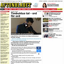 Timbuktus tal - ord för ord