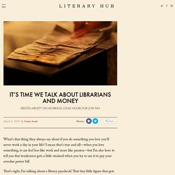 It's Time We Talk About Librarians and Money