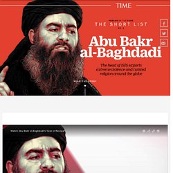 Person of the Year 2015 Runner-Up: Abu Bakr al-Baghdadi