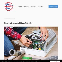 Time to Break all HVAC Myths