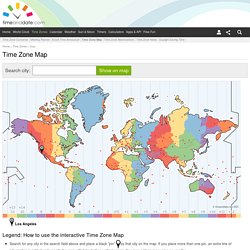 Time Zone Map