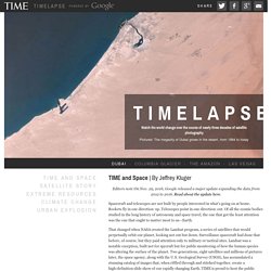 Timelapse: Landsat Satellite Images of Climate Change, via Google Earth Engine