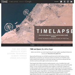 Timelapse: Landsat Satellite Images of Climate Change, via Google Earth Engine