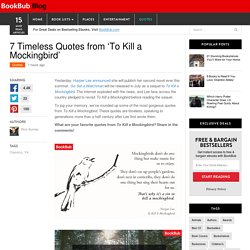7 Timeless To Kill a Mockingbird Quotes