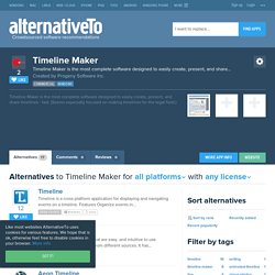 Timeline Maker Alternatives and Similar Software