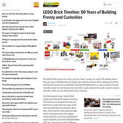 LEGO Brick Timeline: 50 Years of Building Frenzy and Curiosities