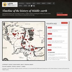 Middle-Earth Timeline - LotrProject