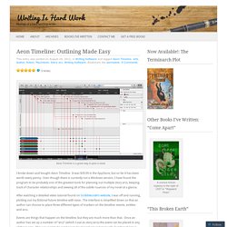 Aeon Timeline: Outlining Made Easy