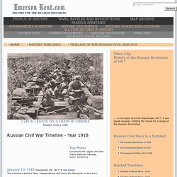Timeline of the Russian Civil War 1918