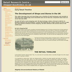 Early Retail Timeline - Retail Research Centre - shopperdoodledoo.co.uk