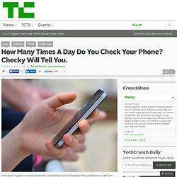 How Many Times A Day Do You Check Your Phone? Checky Will Tell You.