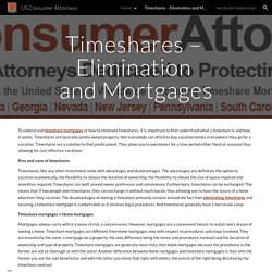 US Consumer Attorneys - Timeshares – Elimination and Mortgages