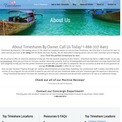 Renting Timeshares Out