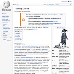 Timothy Dexter