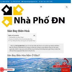 ✅Tin Mới Nhất✅ Những Điều Cần Biết Về Sân Bay Biên Hoà Dự Án Dioxin