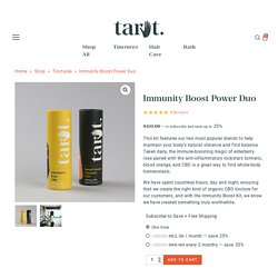 Immunity Boost Power Duo - Tarot CBD