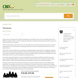 Cbd tinctures- Organic health items to begin with