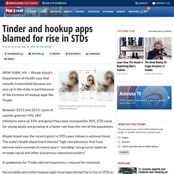 Tinder and hookup apps blamed for rise in STDs