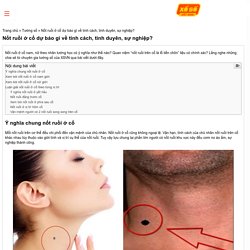Nốt Ruồi ở Cổ Dự Báo Gì Về Tính Cách, Tình Duyên, Sự Nghiệp?