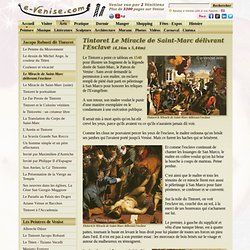 Tintoret Miracle de Saint-Marc délivrant l'Esclave e-Venise.com