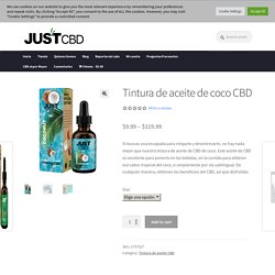 Tintura de aceite de coco CBD