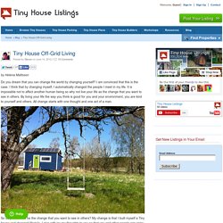 Tiny House Off-Grid Living