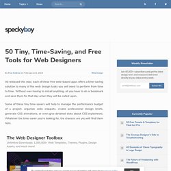 35 Free Time-Saving Web Apps for Web Designers from 2016 - Speckyboy Design Magazine