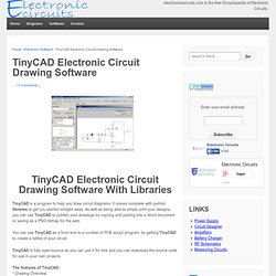 TinyCAD Electronic Circuit Drawing Software