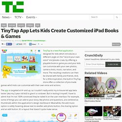TinyTap App Lets Kids Create Customized iPad Books & Games