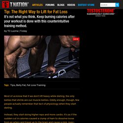 Tip: The Right Way to Lift for Fat Loss