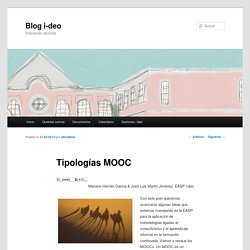 Tipologías MOOC