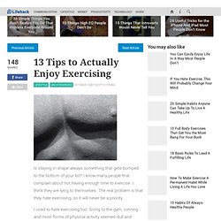 13 Tips to Actually Enjoy Exercising