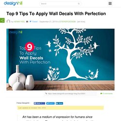 Top 9 Tips To Apply Wall Decals With Perfection