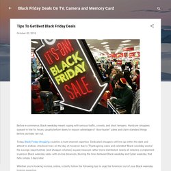 Tips To Get Best Black Friday Deals