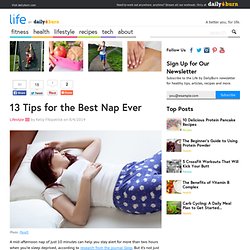 13 Tips for the Best Nap Ever