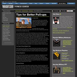 Tips for Better Pull-ups