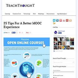 25 Tips For A Better MOOC Experience