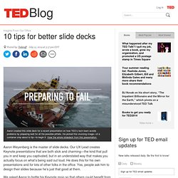 10 tips for better slide decks