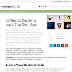 10 Tips for Designing Logos That Don’t Suck