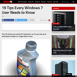 19 Tips Every Windows 7 User Needs to Know
