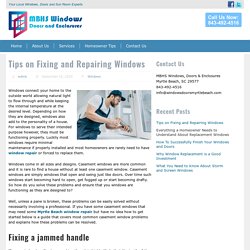 Tips on Fixing and Repairing Windows