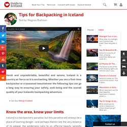 Tips for Backpacking in Iceland