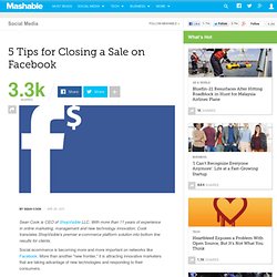 5 Tips for Closing a Sale on Facebook