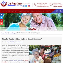 Tips for Seniors: How to Be a Smart Shopper?