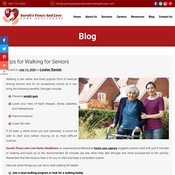 Tips for Walking for Seniors