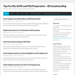 Gate Preparation tips