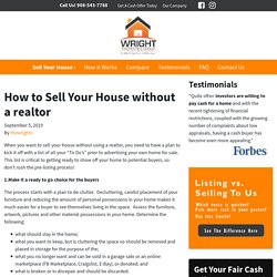 6 Tips for How to Sell Your House without a realtor.